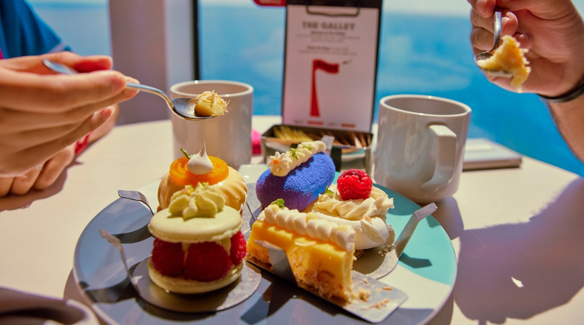 The Galley food hall on Virgin Voyages
