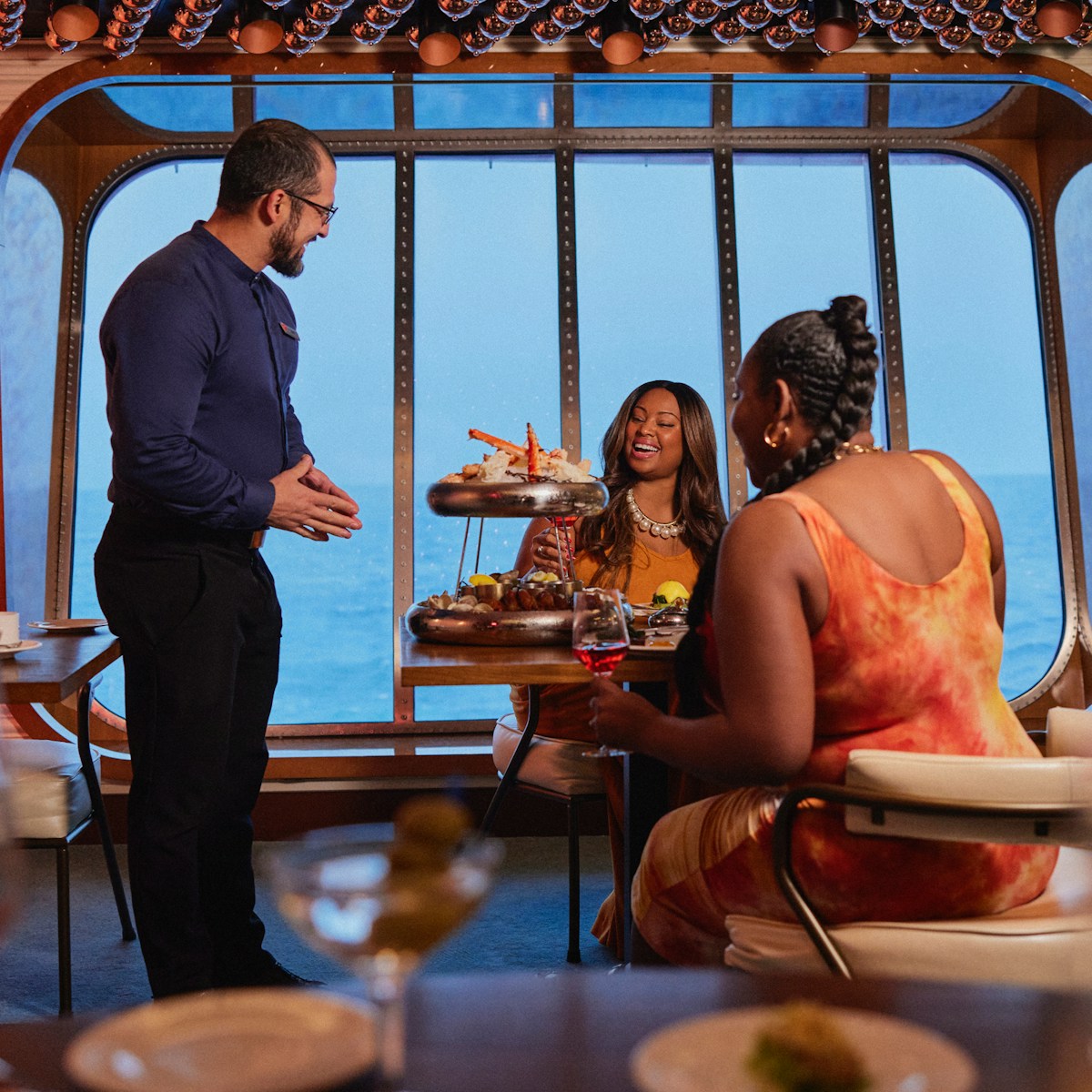 The Wake steak and seafood restaurant on Virgin Voyages — photo 1